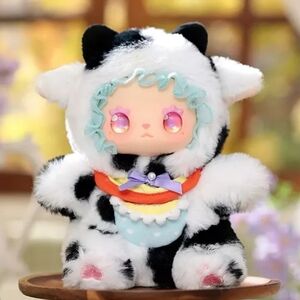 Lovely Emma TonTon Cow Pocket Zoo Series Blind Box Plush Keychain